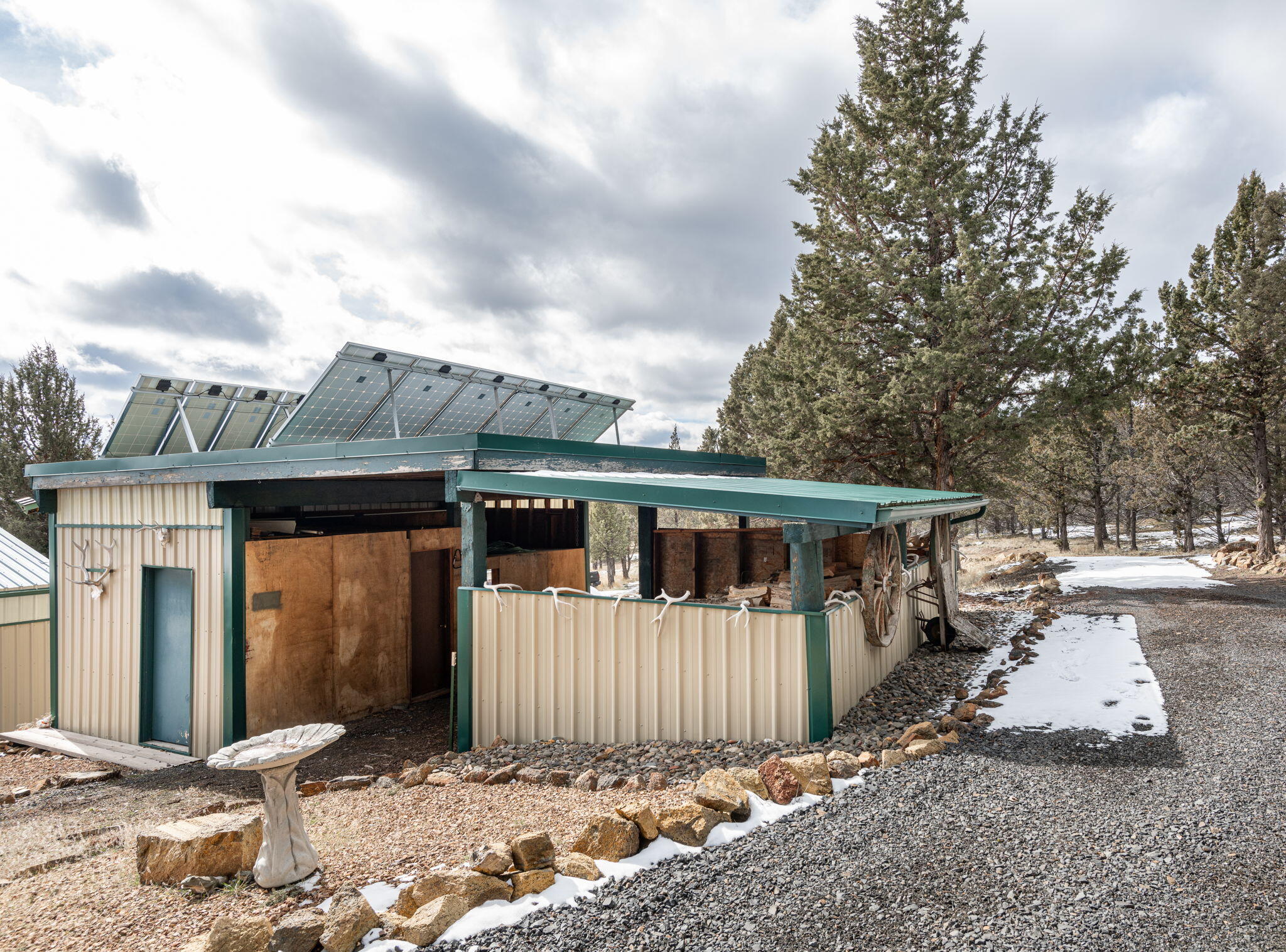 12312 Southeast Jack Rabbit Trail Prineville, OR 97754 - Photo 38 of 49 View of Electricl shed and wood shed.