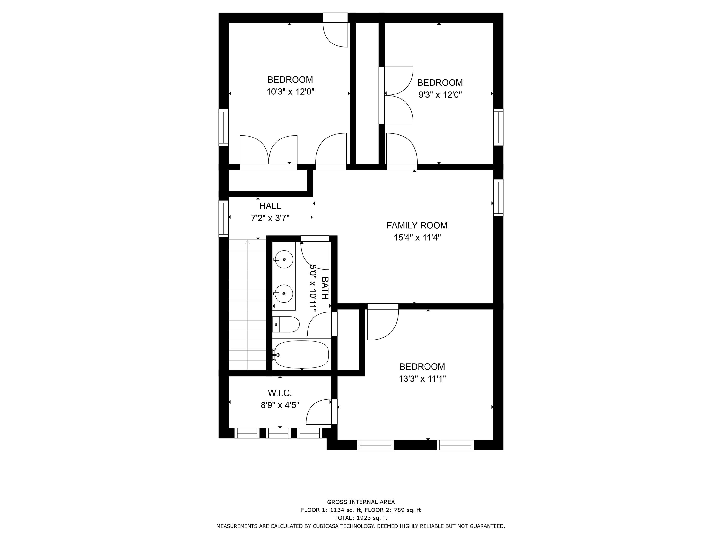 1694 Emmets Road Johns Island, SC 29455 - Photo 32 of 33 2nd_floor_dimensions_1694_emmets_rd___jo