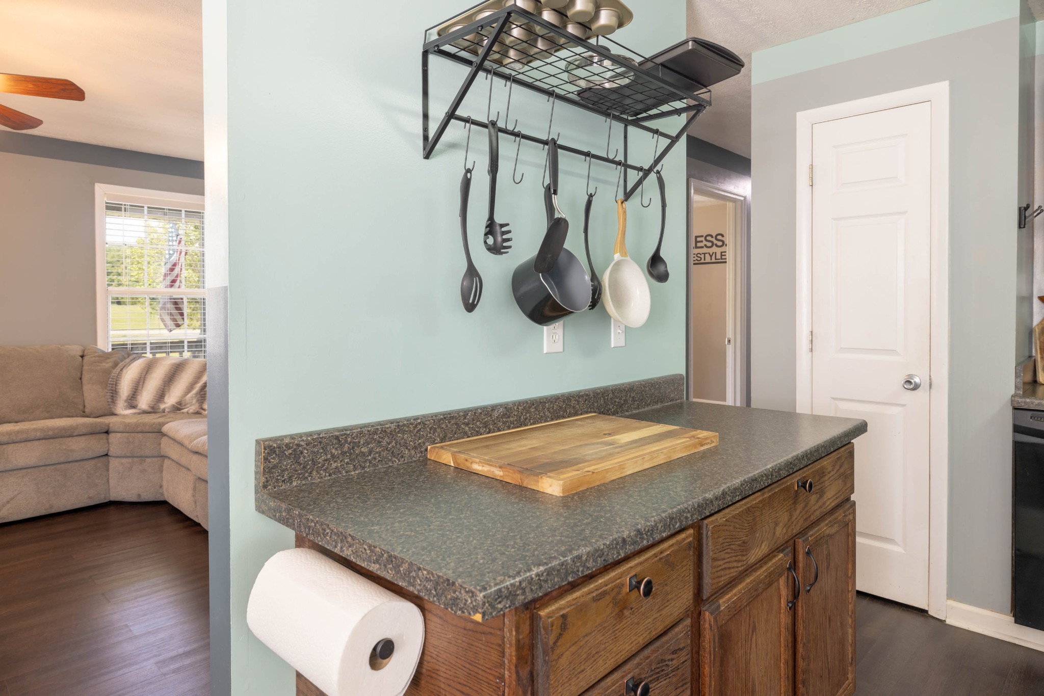 135 Corinth Road Portland, TN 37148 - Photo 11 of 44 a bathroom with a granite countertop sink and a mirror