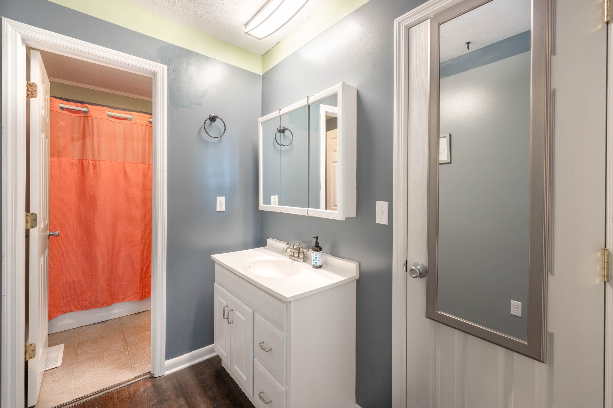 135 Corinth Road Portland, TN 37148 - Photo 30 of 44 a bathroom with a sink and a mirror