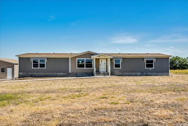 a backyard of a house