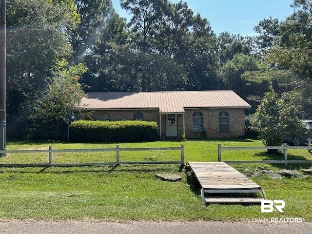 4657 Clarendon Drive Mobile, AL 36619 - Photo 2 of 3 View of front of property featuring a front yard
