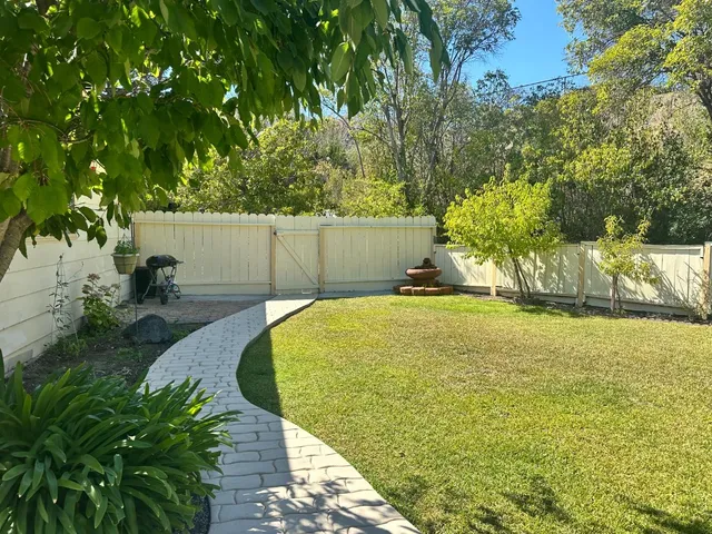 a view of outdoor space and yard