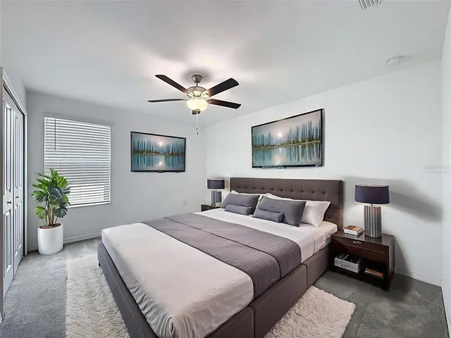 a view of a house with a swimming pool