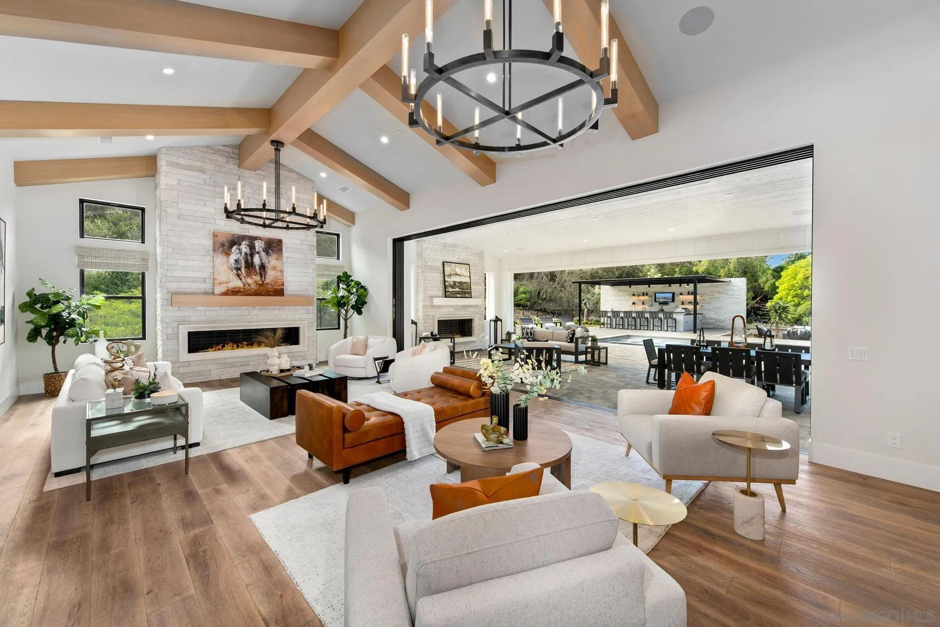 16073 Via Monte Rancho Santa Fe, CA 92067 - Photo 13 of 62 a living room with furniture and wooden floor