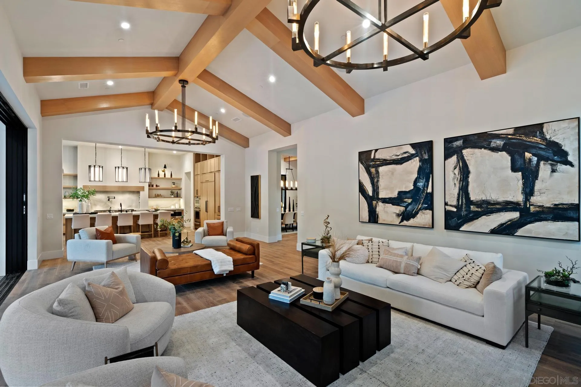 16073 Via Monte Rancho Santa Fe, CA 92067 - Photo 17 of 62 a living room with furniture or couch and a large window