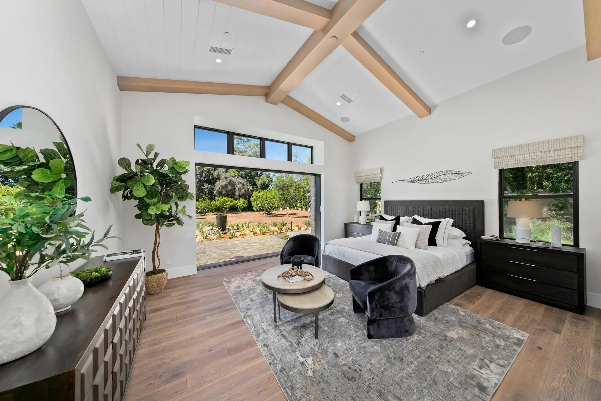 16073 Via Monte Rancho Santa Fe, CA 92067 - Photo 42 of 62 a bed room with furniture and a potted plant