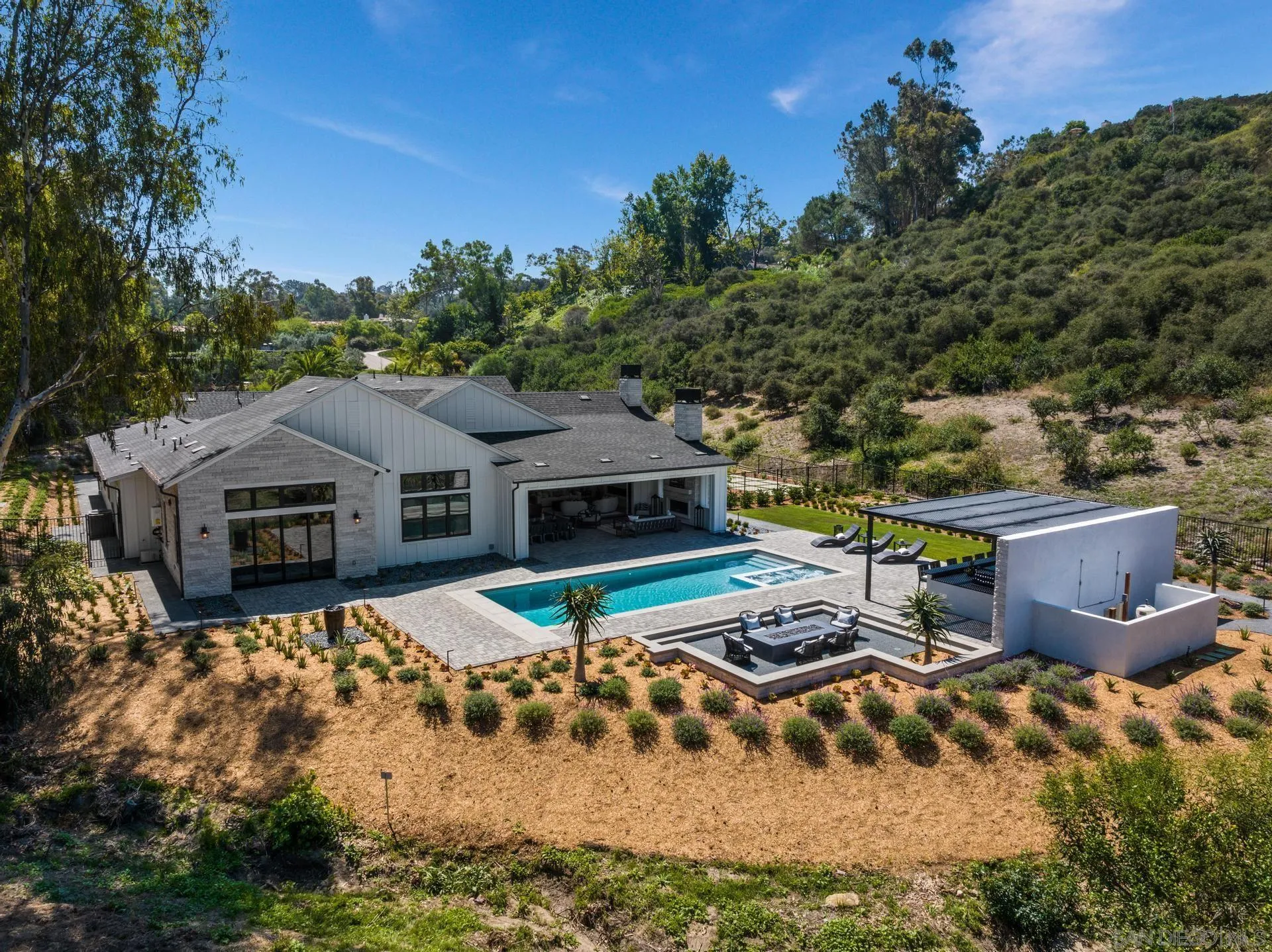 16073 Via Monte Rancho Santa Fe, CA 92067 - Photo 61 of 62 a view of a house with a yard