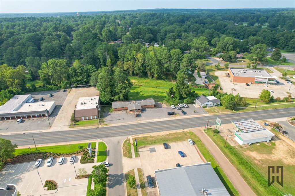435 Homer Road Minden, LA 71055 - Photo 10 of 16 an aerial view of a house with a swimming pool