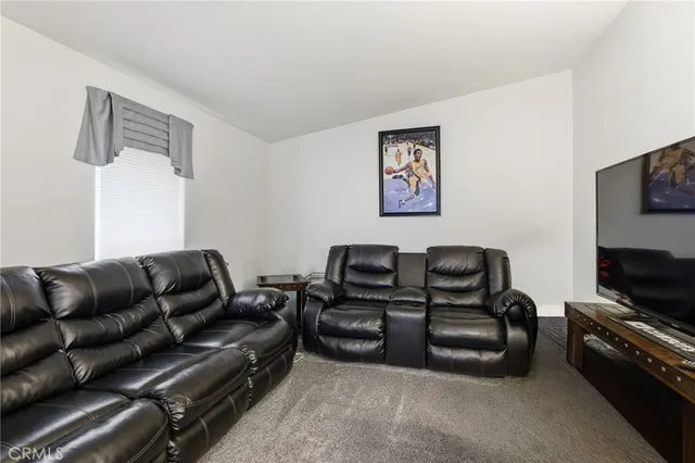a very nice looking hallway with a white door