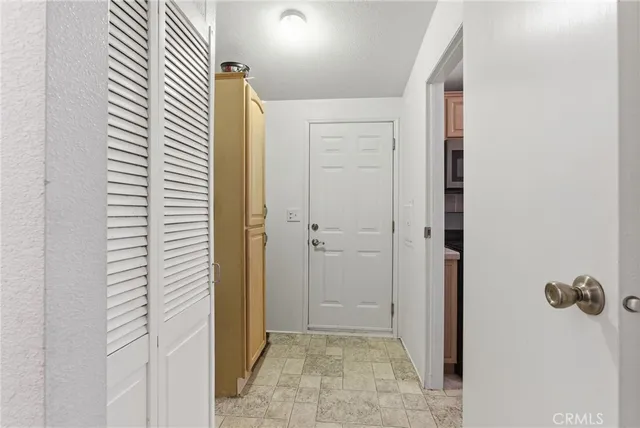 a view of closet area