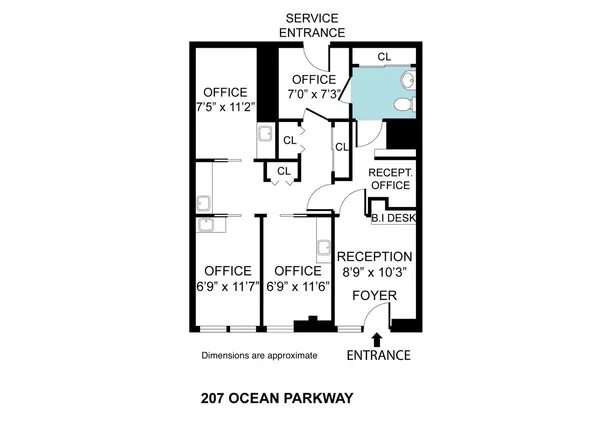 $259,500 | 207 Ocean Parkway, Unit 1J | Kensington