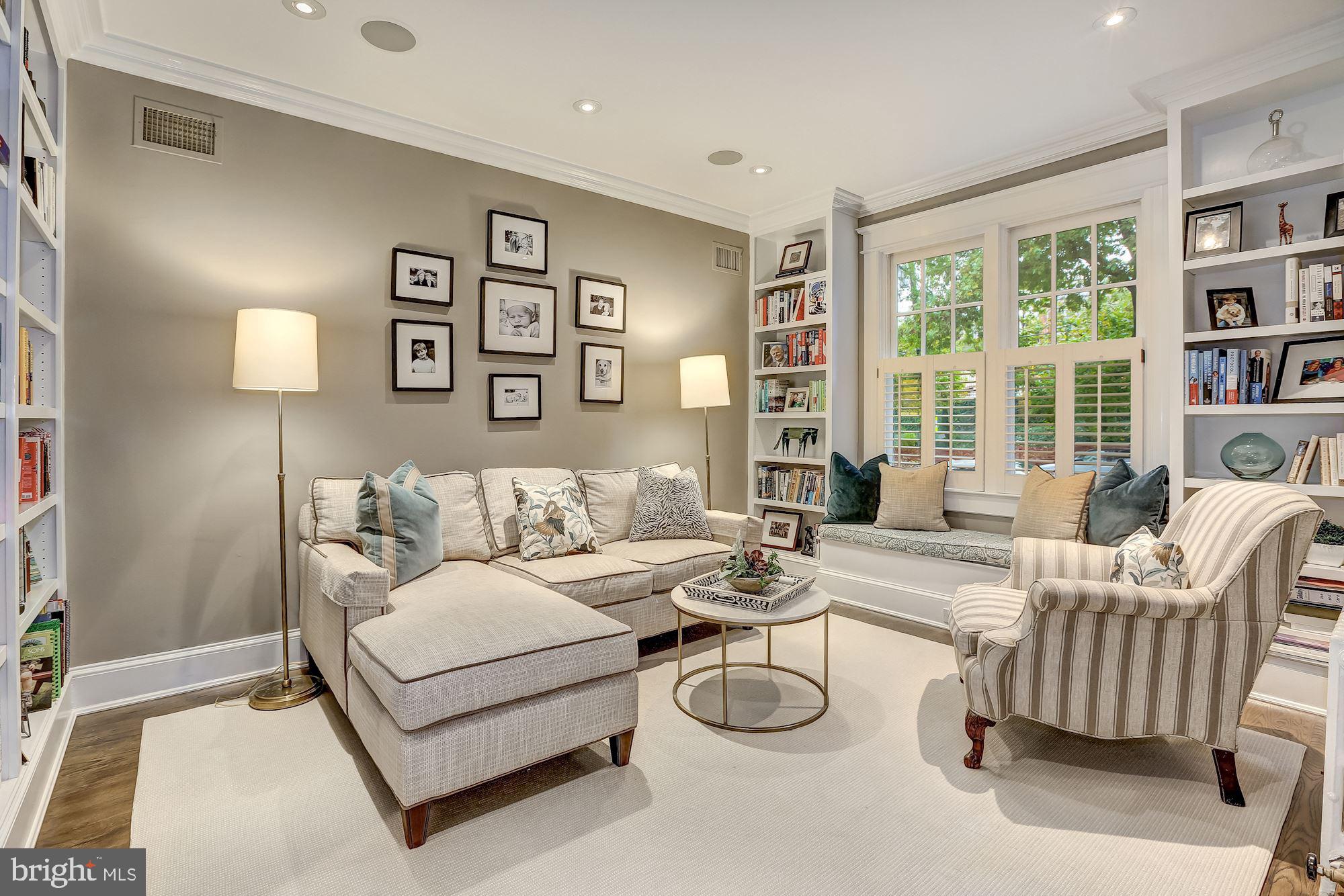 3307 Macomb Street Northwest Washington, DC 20008 - Photo 13 of 47 Inviting Library