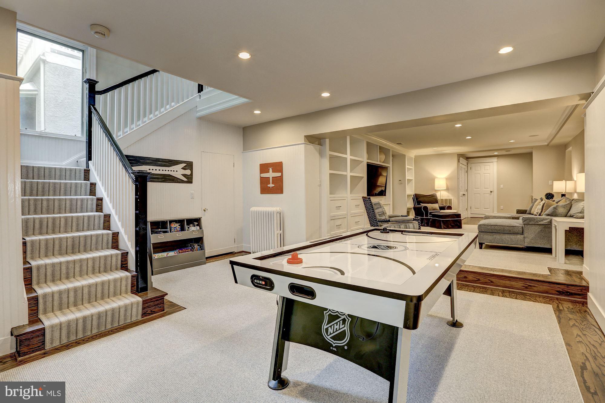 3307 Macomb Street Northwest Washington, DC 20008 - Photo 36 of 47 Lower Level Entertainment Area