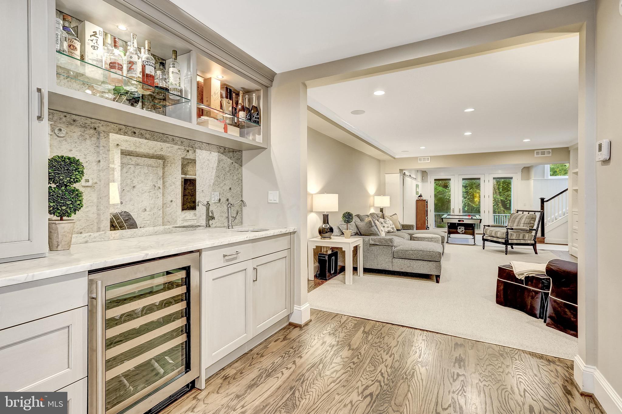 3307 Macomb Street Northwest Washington, DC 20008 - Photo 38 of 47 Fully Equipped Wet Bar