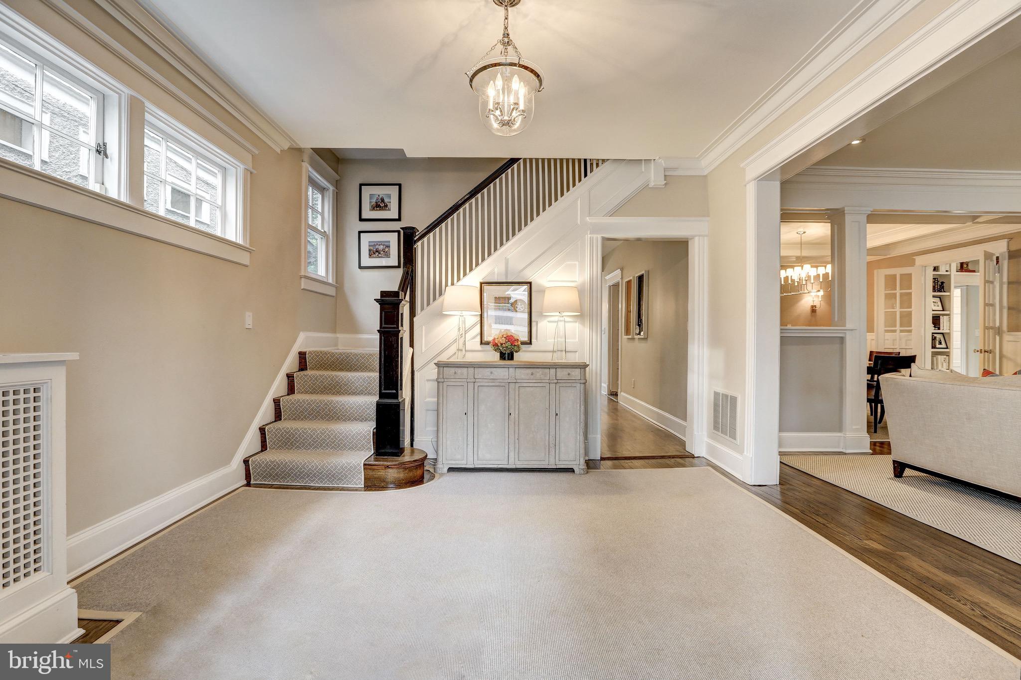 3307 Macomb Street Northwest Washington, DC 20008 - Photo 5 of 47 Grand Foyer Invites You Home