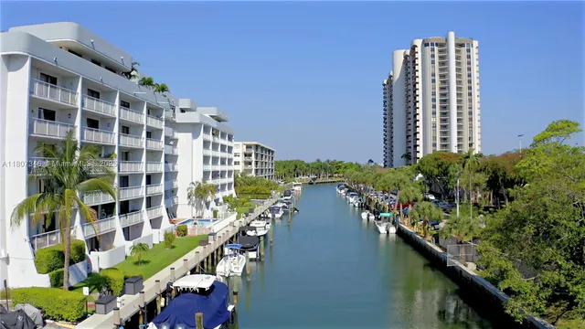 a view of a city with tall buildings