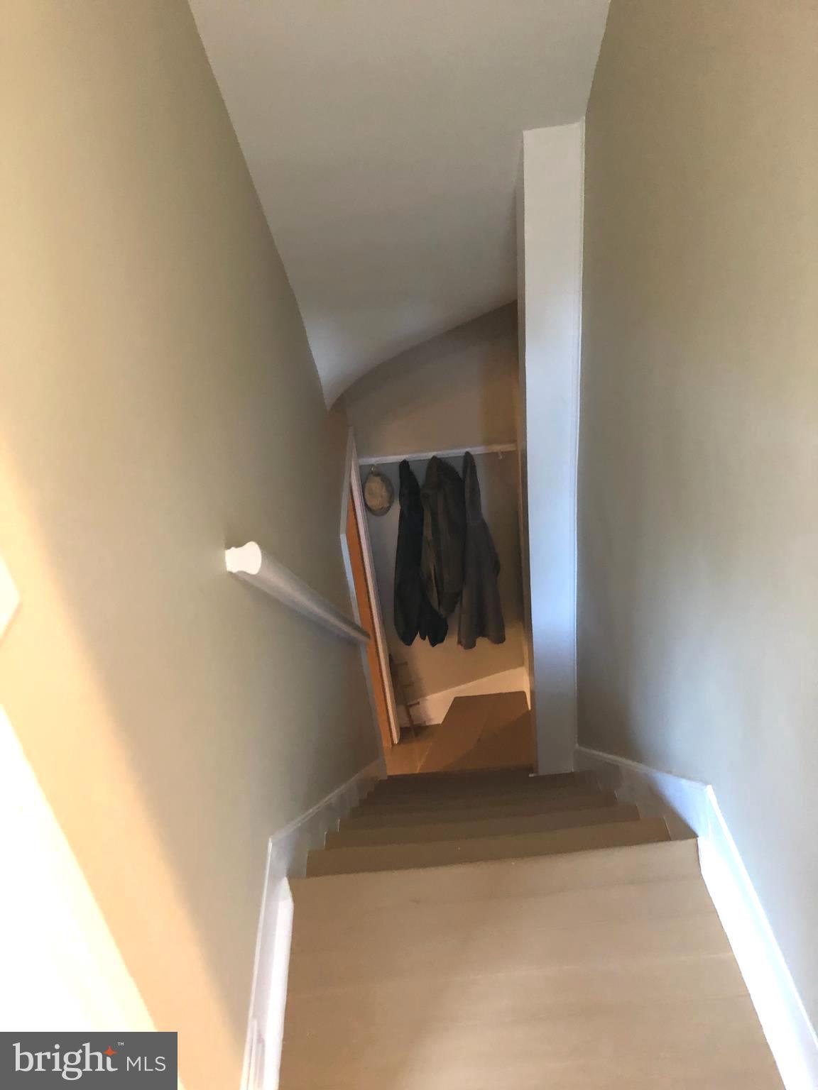 6425 Zittlestown Road Boonsboro, MD 21713 - Photo 22 of 57 Freshly Painted Staircase. View From To 2nd Level