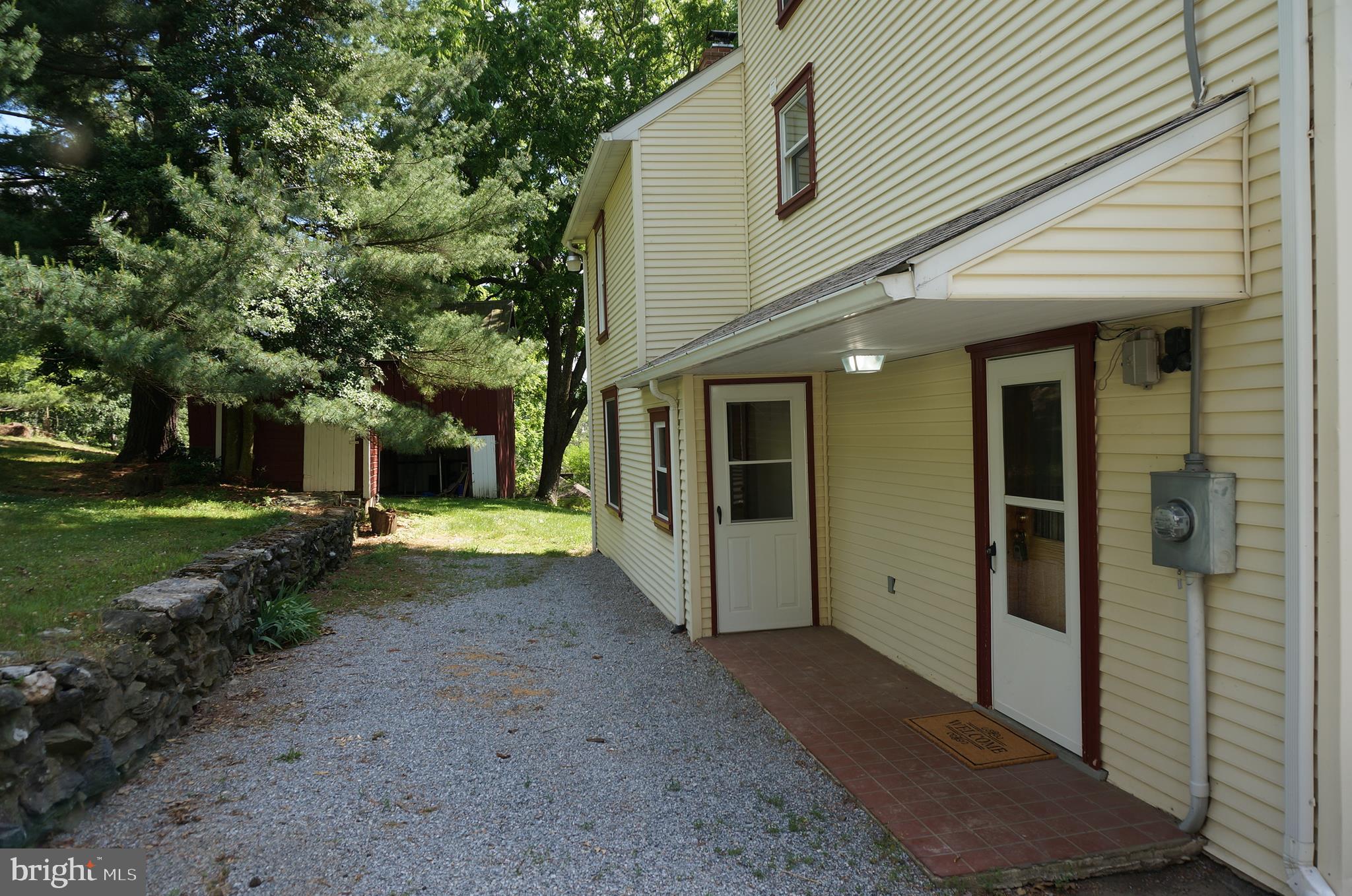 6425 Zittlestown Road Boonsboro, MD 21713 - Photo 47 of 57 Driveway Behind Home To Barn/Implement Storage