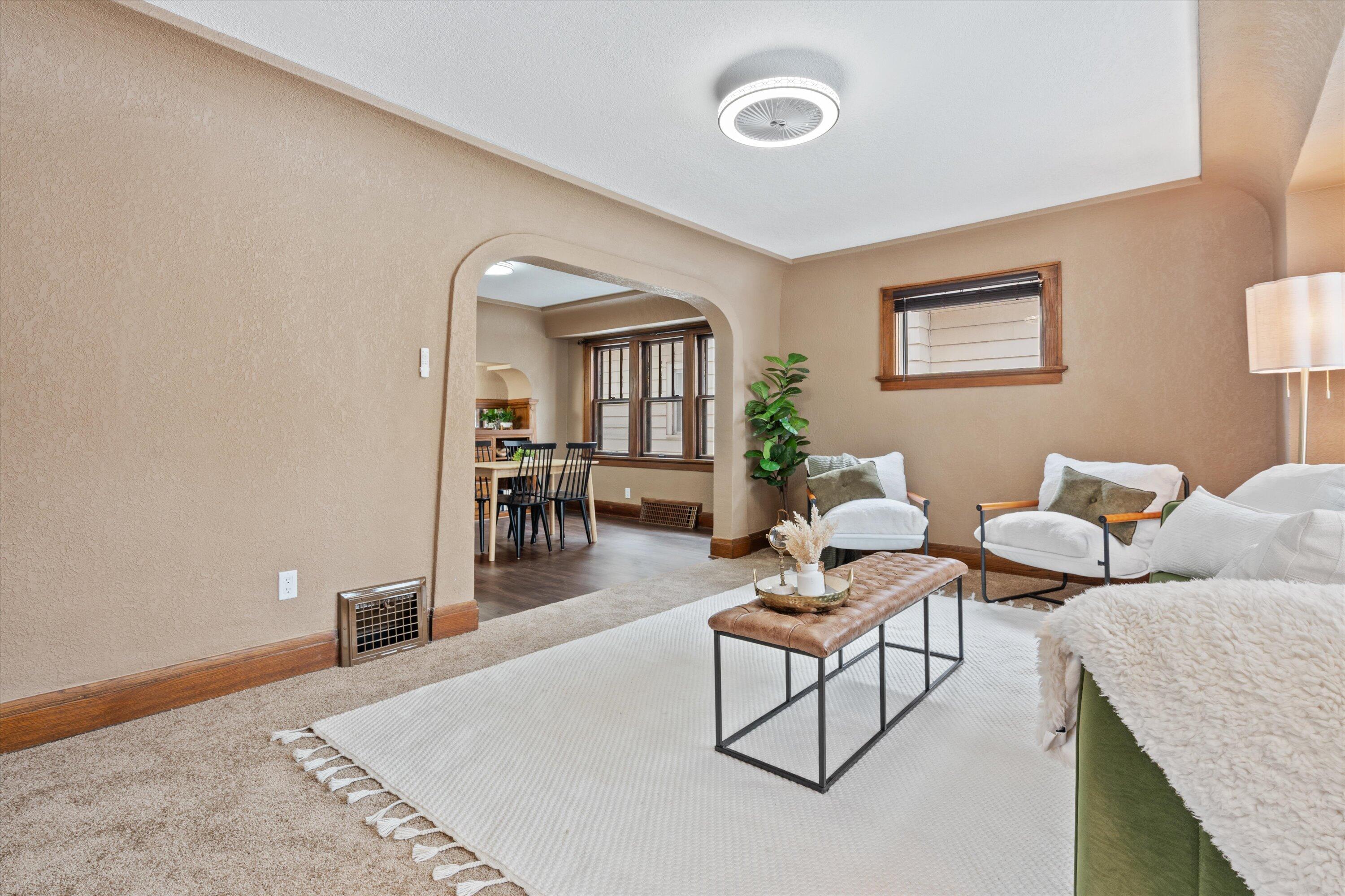 5352 North 39th Street, Unit 5352A Milwaukee, WI 53209 - Photo 7 of 42 New ceiling fan light w/ remote