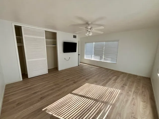 wooden floor in an empty room