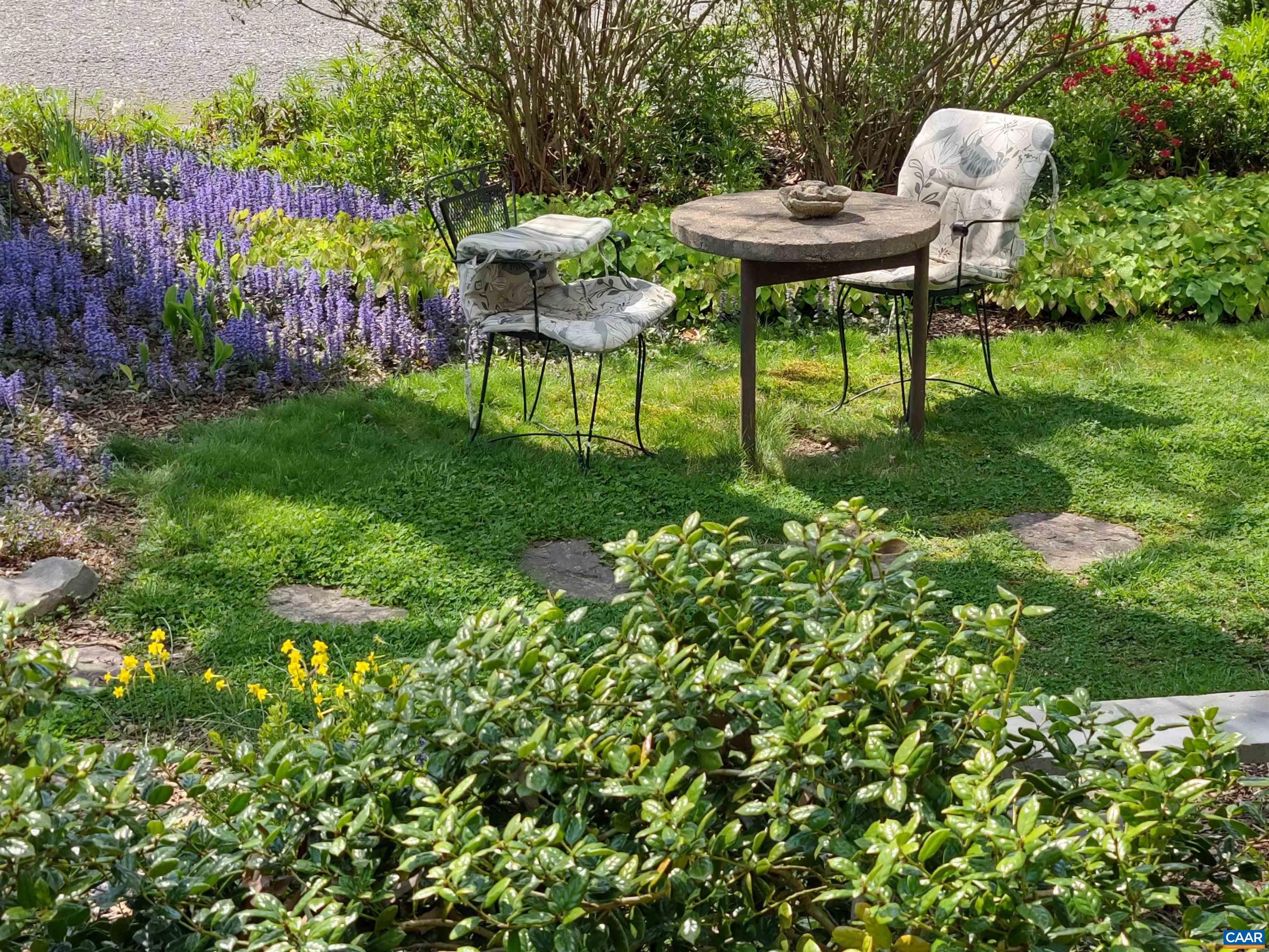 5171 Lowesville Road Arrington, VA 22922 - Photo 44 of 55 a view of a chairs and table in the garden