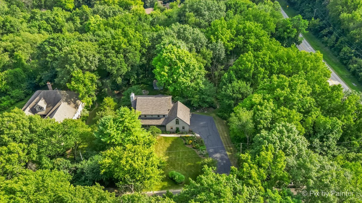 28971 Fox Street Cary, IL 60013 - Photo 49 of 51 an aerial view of a house with a yard