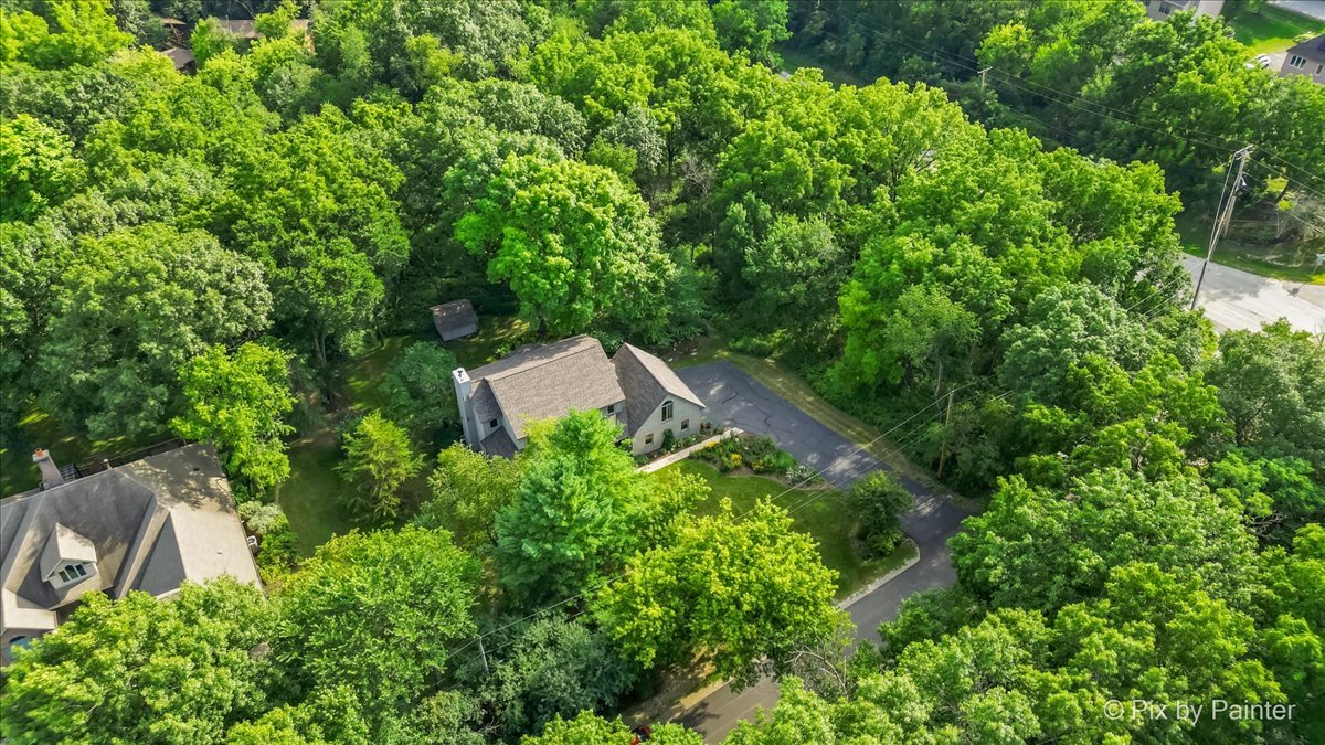 28971 Fox Street Cary, IL 60013 - Photo 50 of 51 an aerial view of a house with a yard