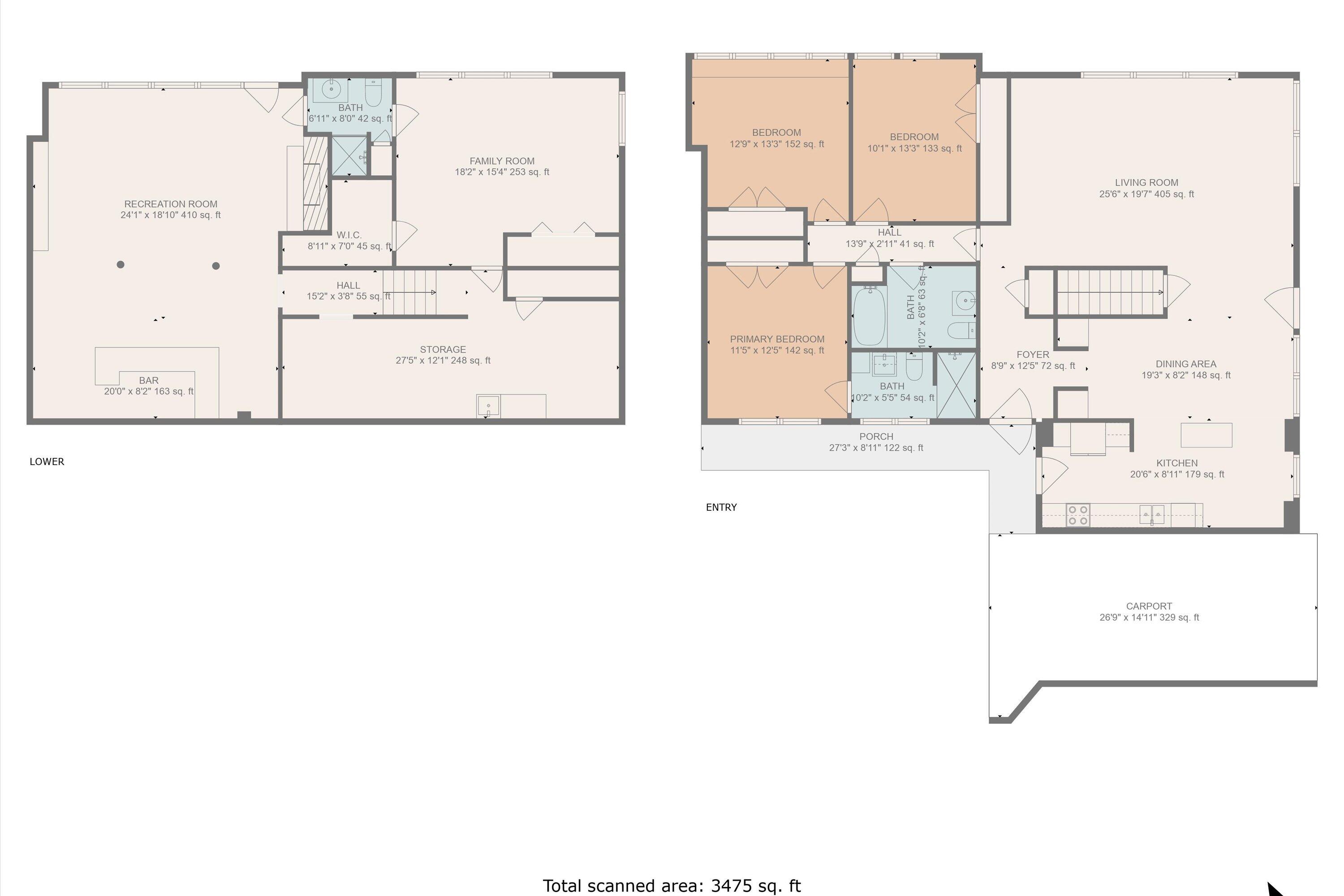 3418 West Ridge Road Southwest Roanoke, VA 24014 - Photo 34 of 34 35-Floor Plan