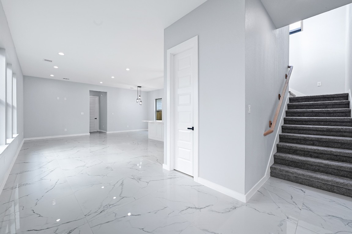 90 Burress Street, Unit B Houston, TX 77022 - Photo 5 of 31 a view of an entryway with stairs