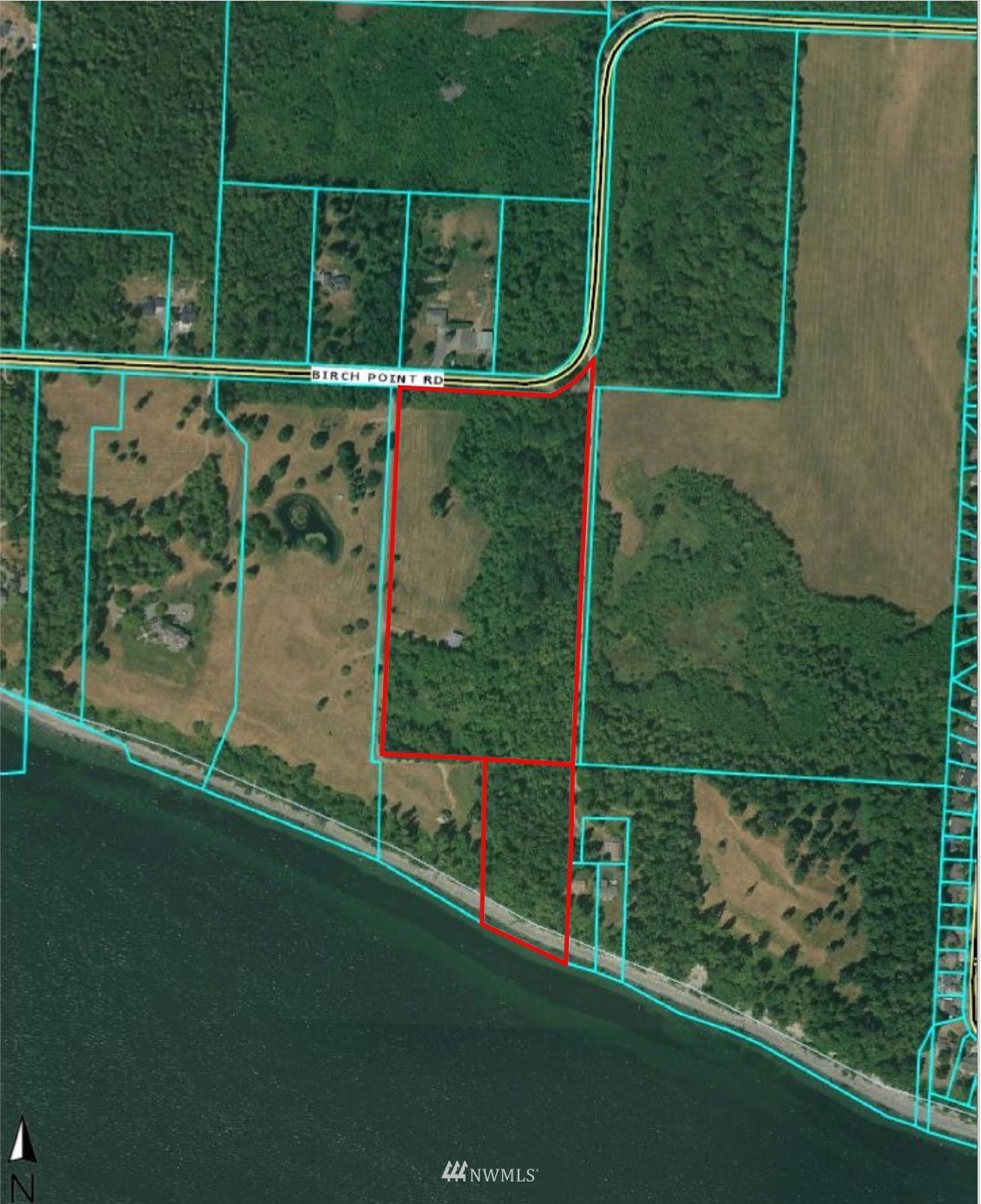 X Birch Point Road Blaine, WA 98230 - Photo 10 of 32 a view of a deck with a yard