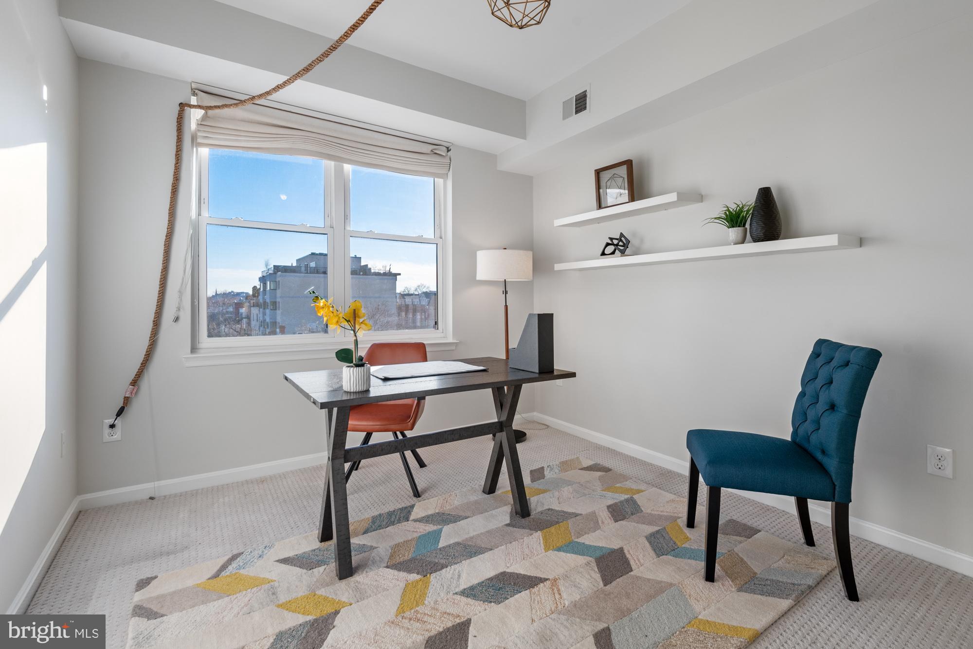2001 12th Street Northwest, Unit 306 Washington, DC 20009 - Photo 13 of 36 a workspace with furniture and window