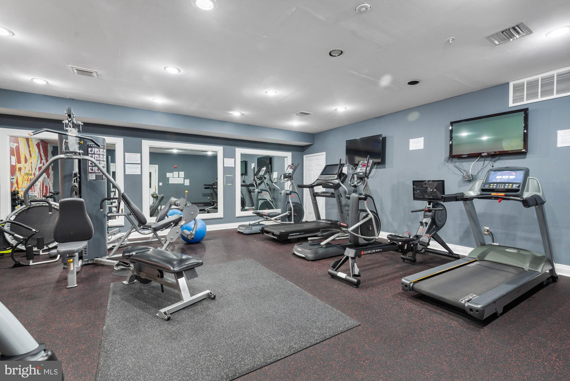 2001 12th Street Northwest, Unit 306 Washington, DC 20009 - Photo 23 of 36 a view of a room with gym equipment
