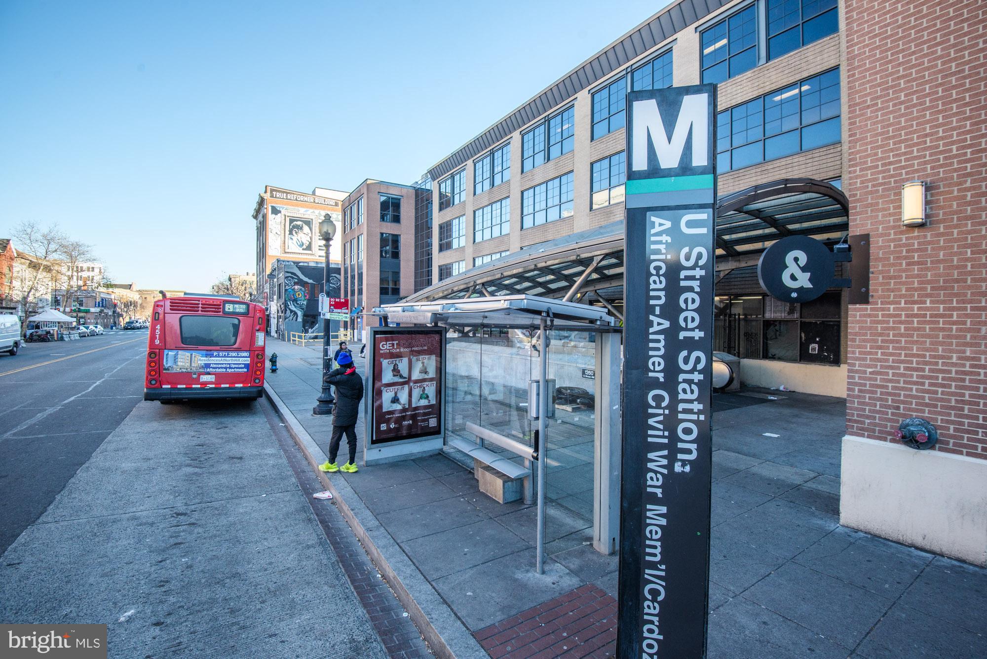 2001 12th Street Northwest, Unit 306 Washington, DC 20009 - Photo 28 of 36 a view of a street with cars