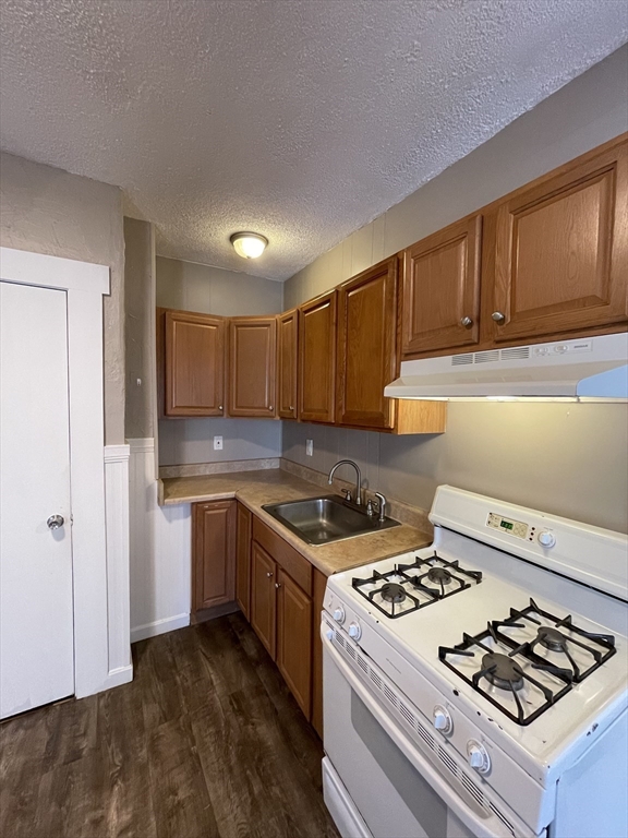 5 Freeland Terrace, Unit 3 Worcester, MA 01603 - Photo 10 of 25 a kitchen with a stove a sink and a refrigerator
