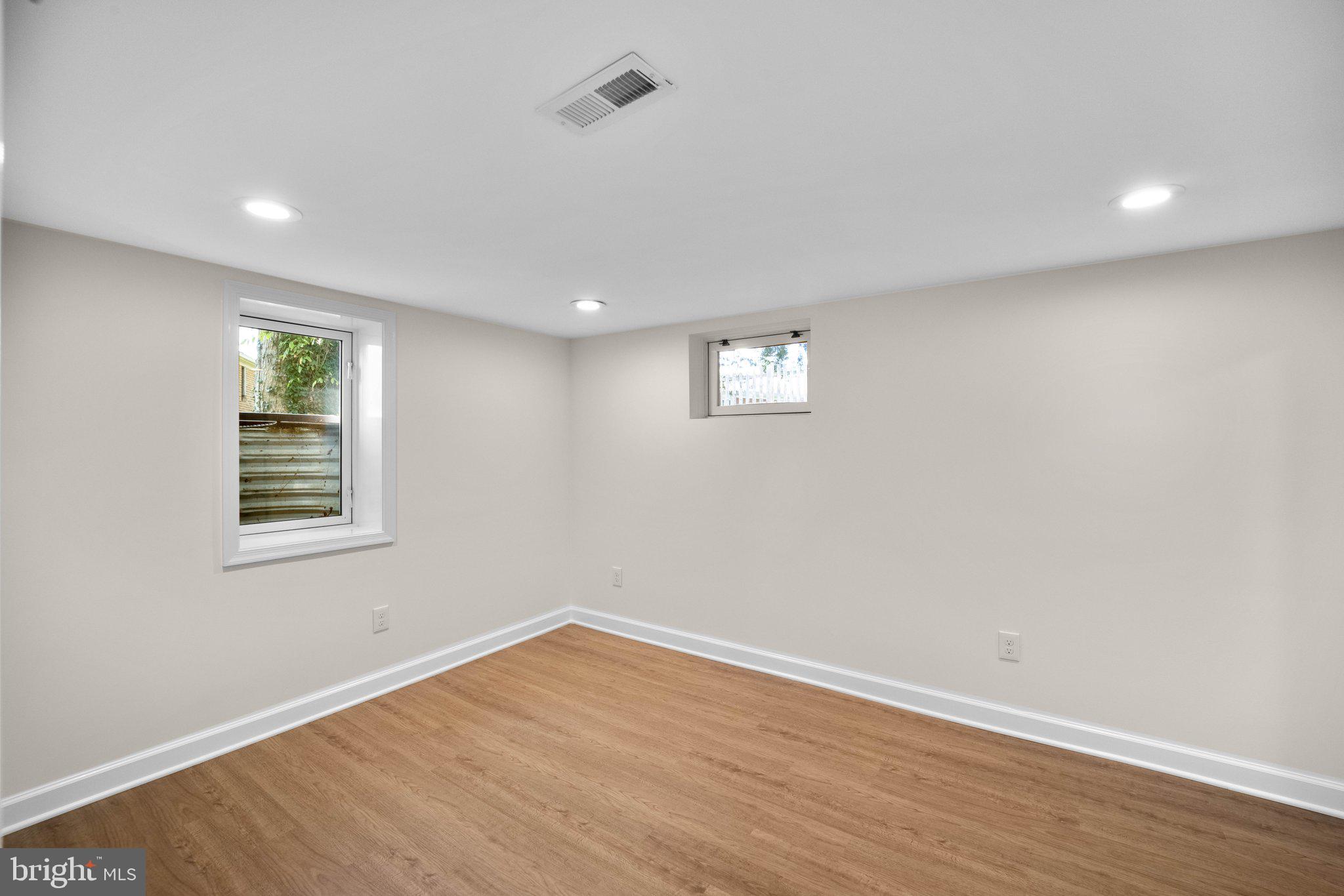 8412 Farrell Drive Chevy Chase, MD 20815 - Photo 33 of 45 Lower Level Bedroom #4 with Egress Window