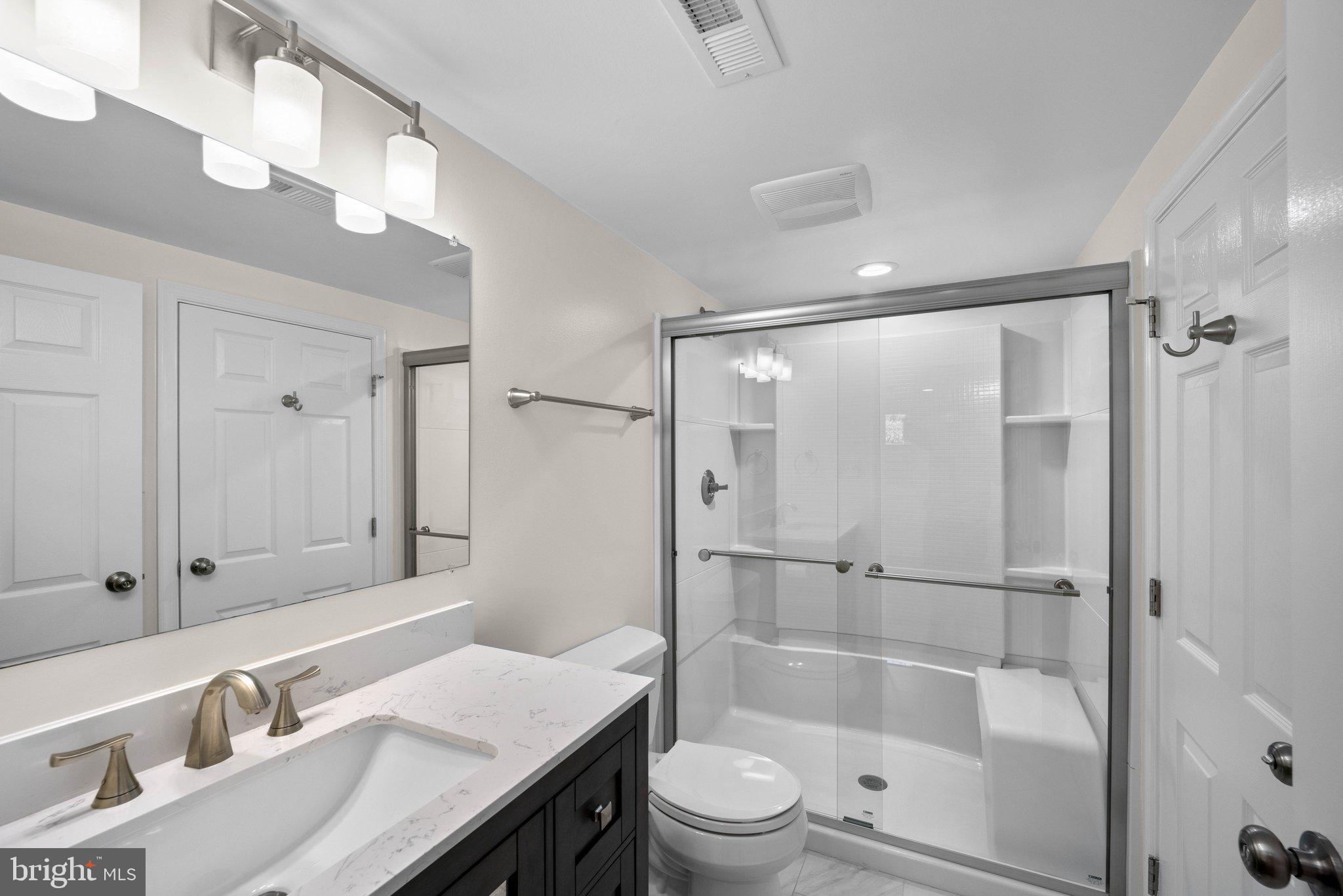 8412 Farrell Drive Chevy Chase, MD 20815 - Photo 36 of 45 Lower Level En Suite Bath Renovated 2018