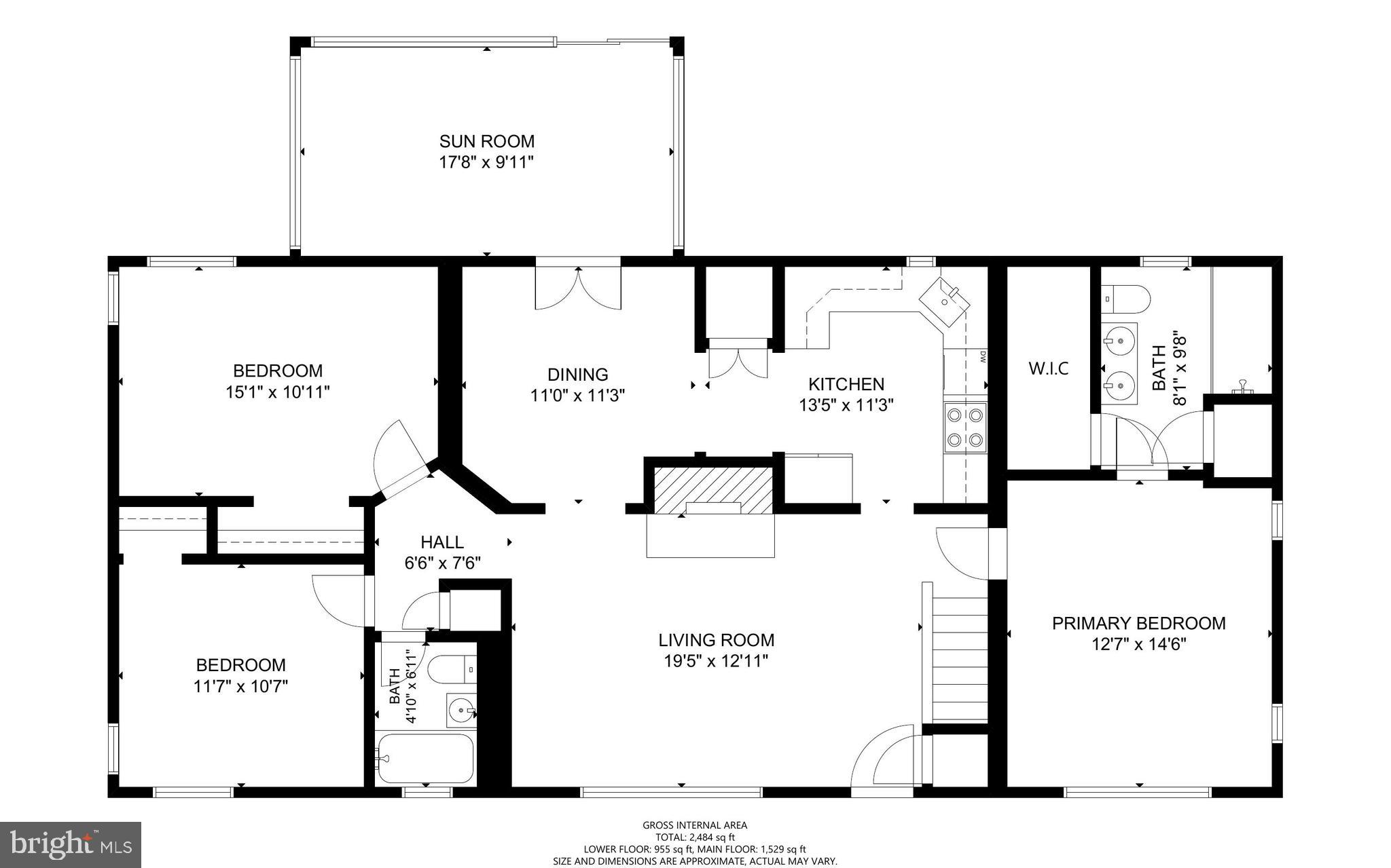8412 Farrell Drive Chevy Chase, MD 20815 - Photo 44 of 45 Main Level Floor Plan