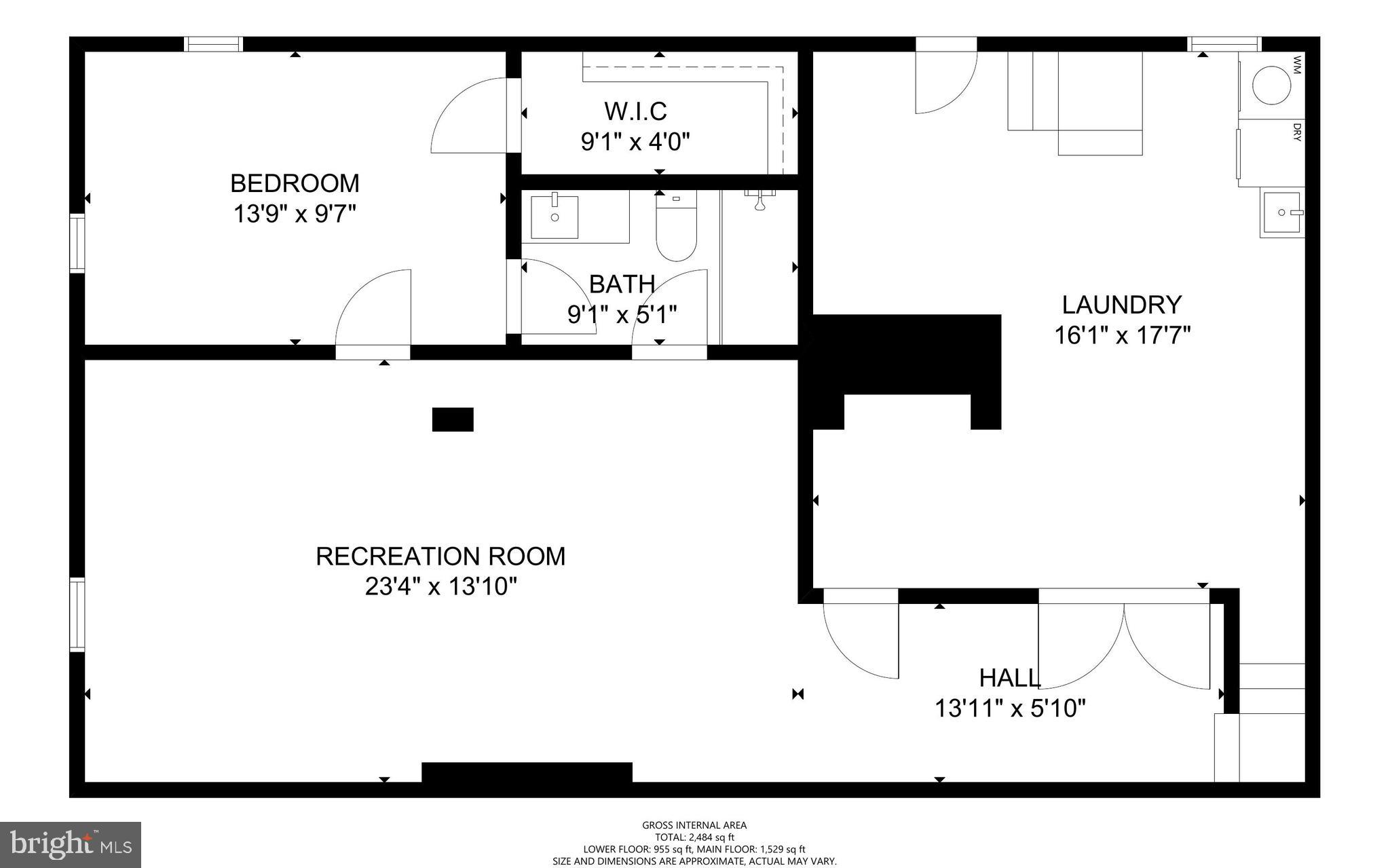 8412 Farrell Drive Chevy Chase, MD 20815 - Photo 45 of 45 Lower Level Floor Plan