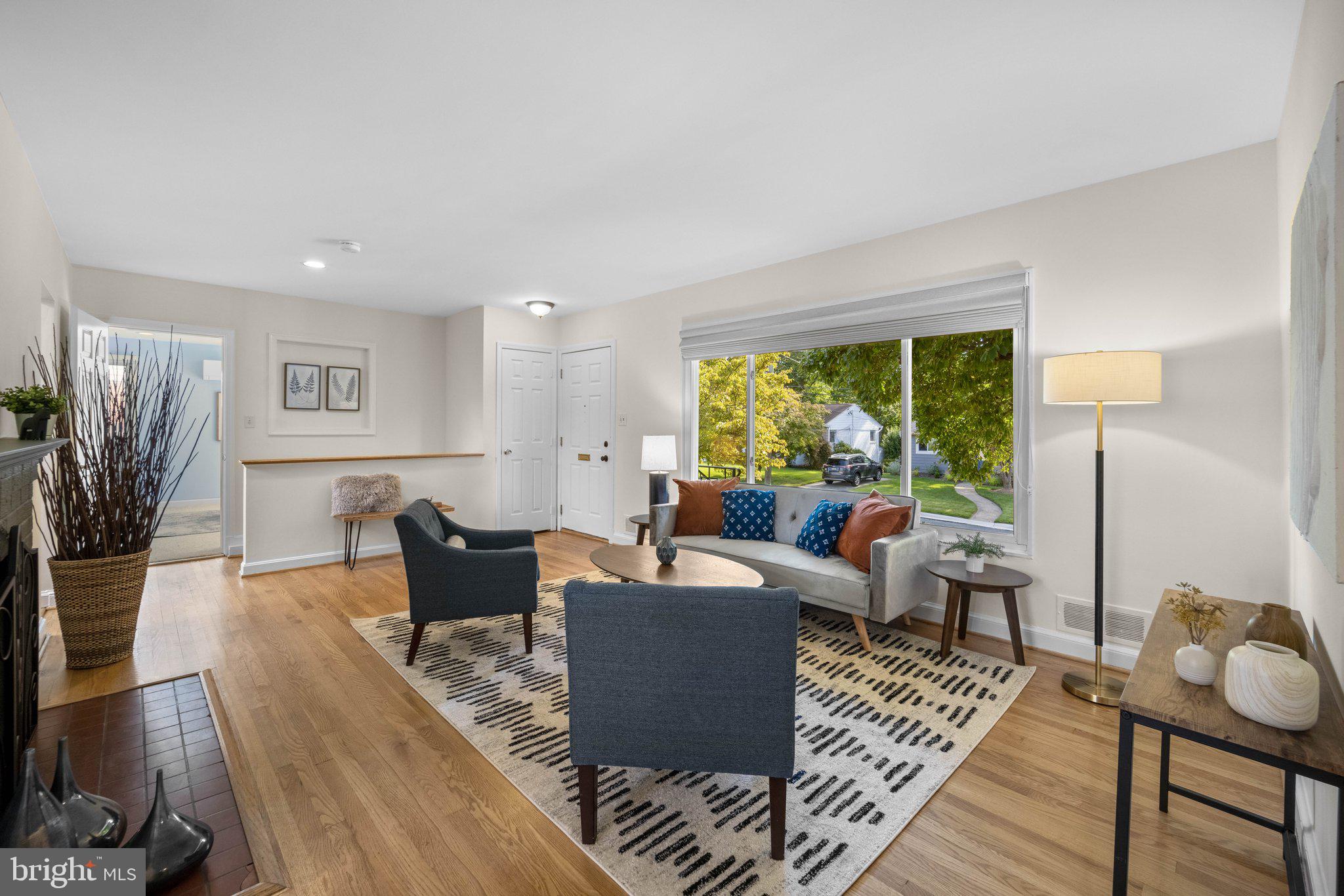 8412 Farrell Drive Chevy Chase, MD 20815 - Photo 5 of 45 Living Room with Hardwood Floors