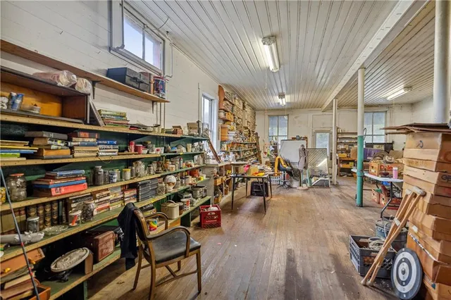 a view of a storage & utility room