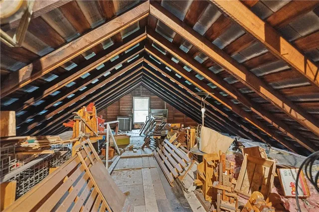 a view of storage and utility room