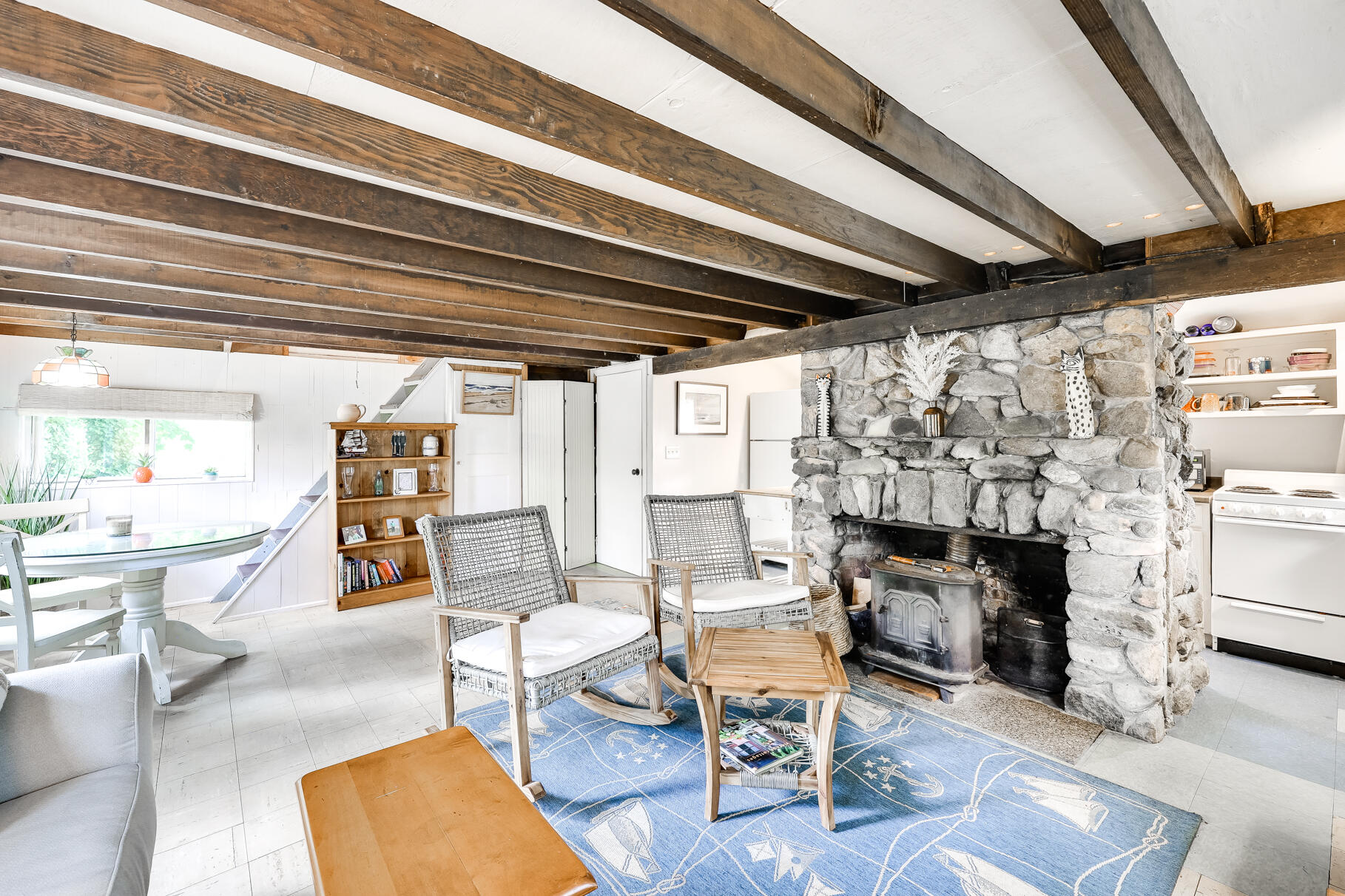 315 South Orleans Road Orleans, MA 02653 - Photo 27 of 43 Lightning Cottage - Cozy Stone Fireplace