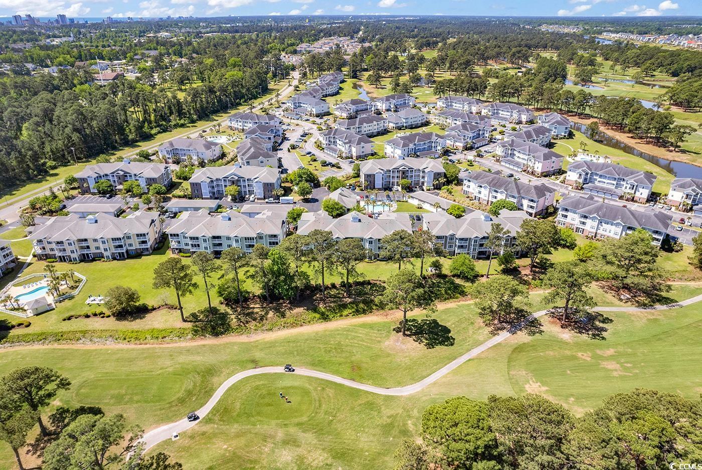 4893 Magnolia Pointe Lane, Unit 305 Myrtle Beach, SC 29577 - Photo 31 of 36 Drone / aerial view