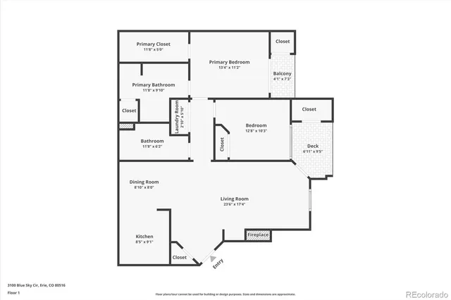 $343,500 | 3100 Blue Sky Circle, Unit 14303, Erie, CO 80516