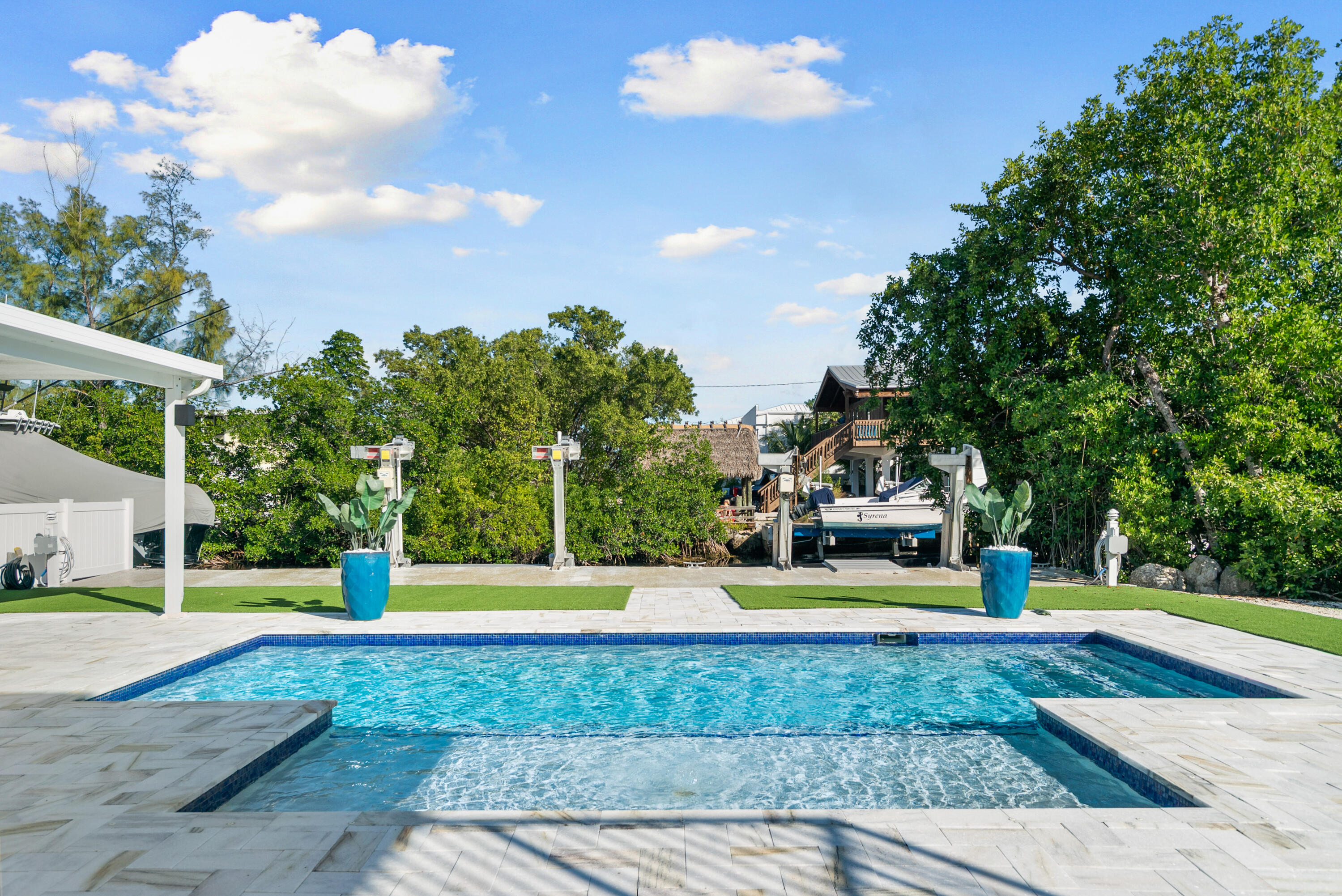 204 La Paloma Road Key Largo, FL 33037 - Photo 8 of 35 a view of yard with green space