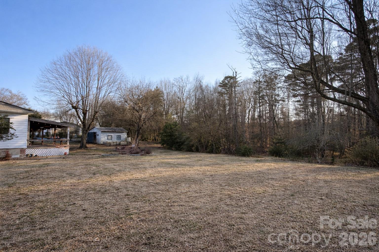 129 11th Street Spencer, NC 28159 - Photo 20 of 22 a view of a yard with a large tree