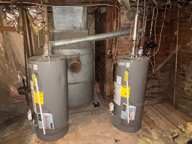 a view of water heater room