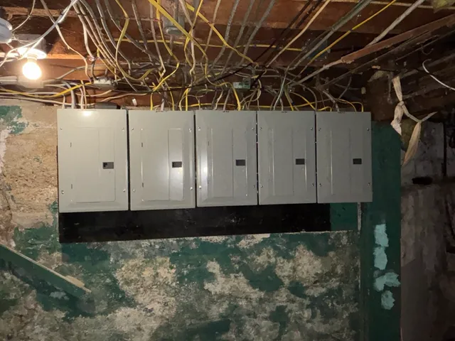 a view of water heater room