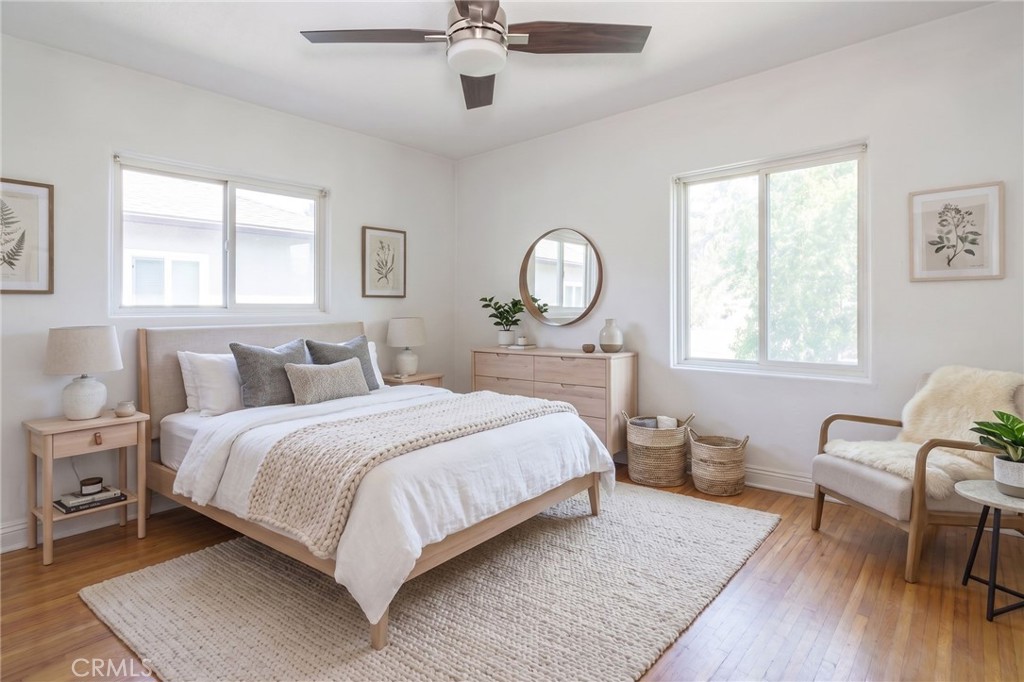 346 West School Street Compton, CA 90220 - Photo 22 of 29 a bedroom with bed and a window